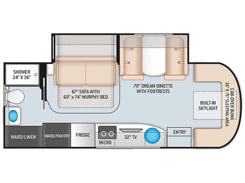 Thor Motor Coach Tiburon 24fb 2022 alt