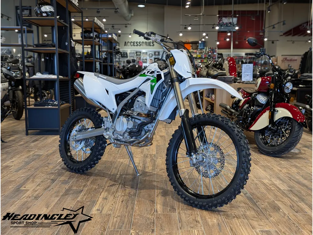 2027 Kawasaki KLX300R // Bright White