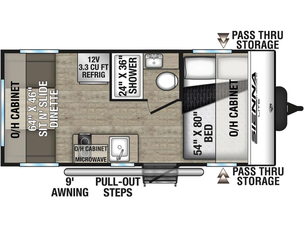 2027 Venture Sienna Lite 160vrw
