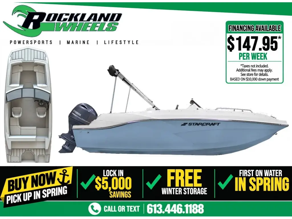 Starcraft SVX 210 DC OB with 90HP Outboard 2027