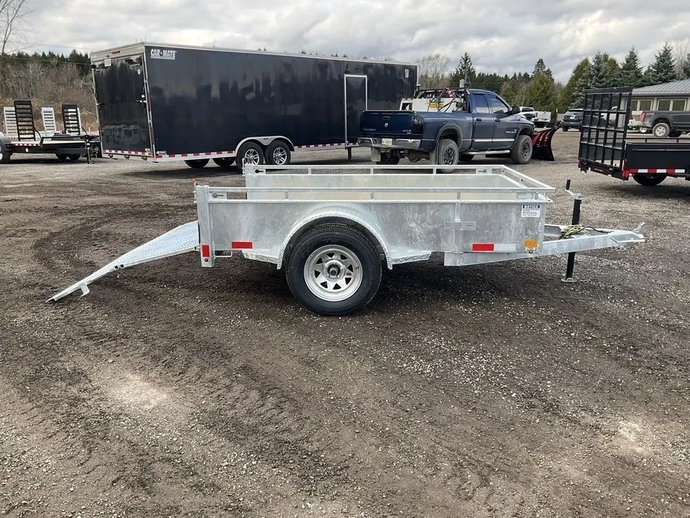 2027 Canada Trailers 5x8 Galvanized Utility Trailer alt