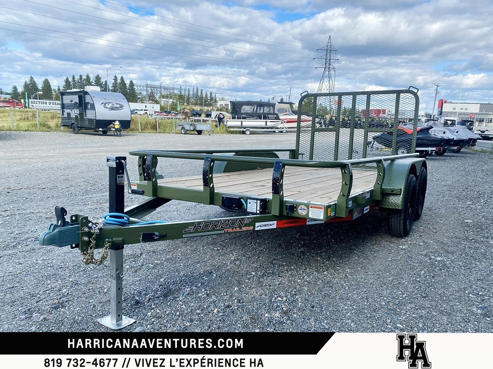 Horizon Remorque 12x77x22 Double Essieux 2027 alt