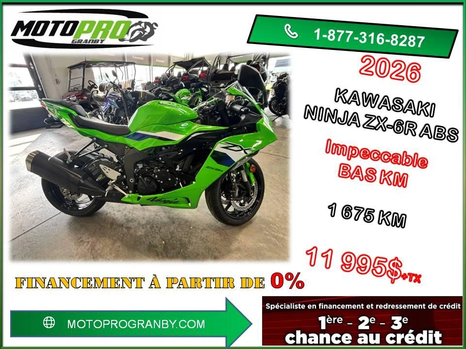 Kawasaki Ninja Zx-6r Abs Krt Ninja Zx6r Zx 6r Zx636 Zx 636 Bas Km Krt 2026 alt