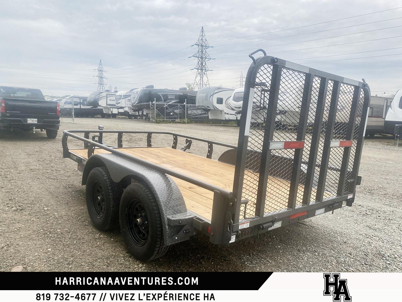 2027 Horizon REMORQUE 12X77X22 double essieux
