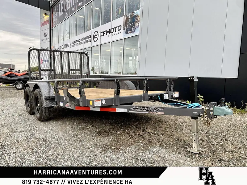 Horizon REMORQUE 12X77X22 double essieux 2027
