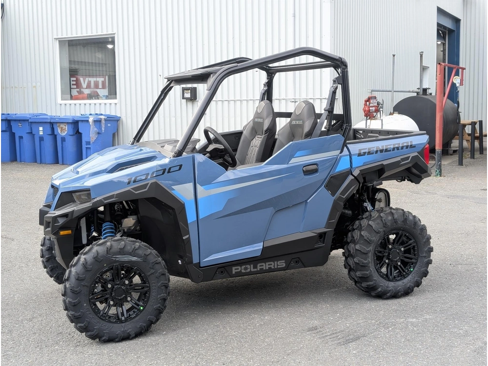 2026 Polaris General 1000 Premium Zenith Blue Côte À Côte Travail Sport Polyvalent Benne Performance Sentier Transport Remorquage Chasse Bois Suspension Haut De Gamme Commander Teryx Wolverine Rmax alt
