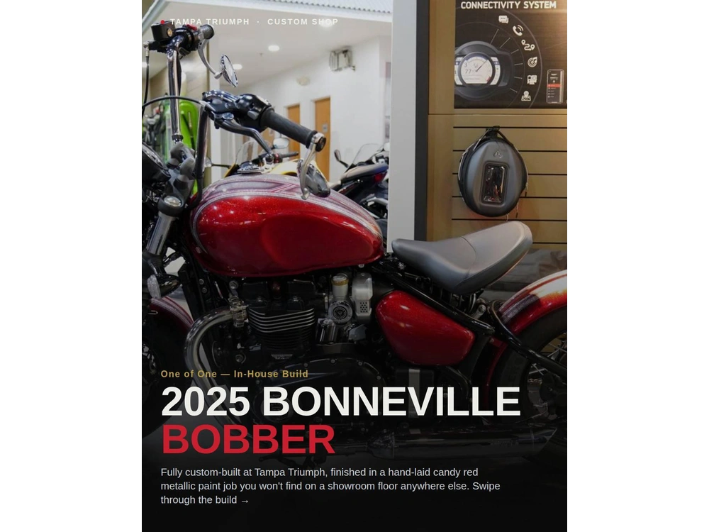 2025 Triumph Bonneville Bobber - Tt Custom 1 Of 1 alt