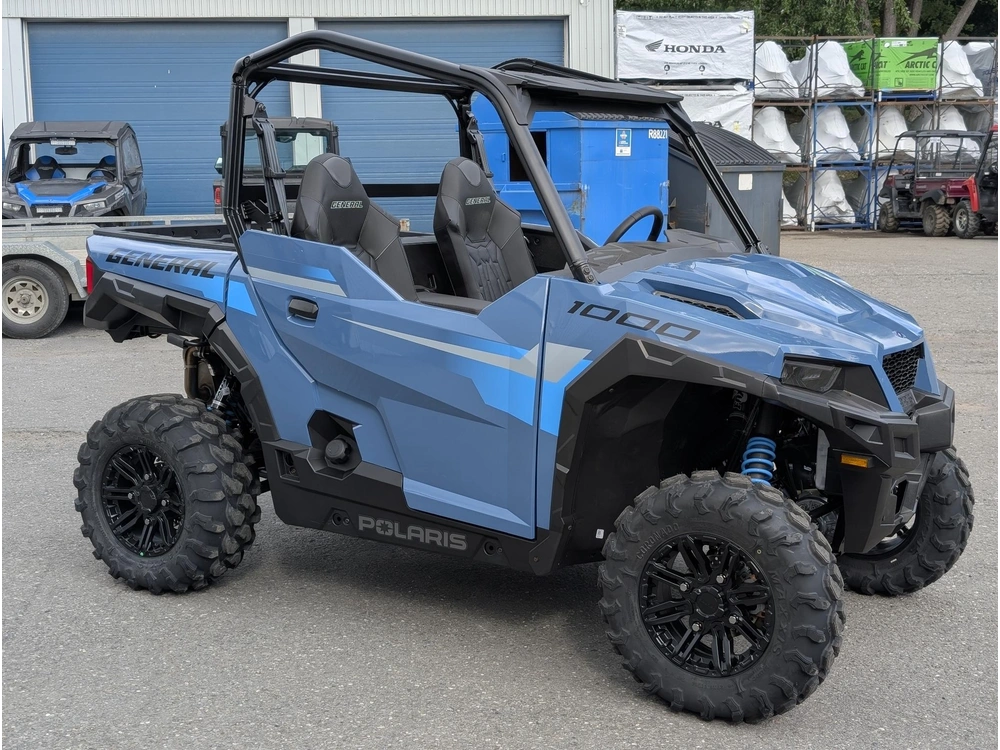2026 Polaris General 1000 Premium Zenith Blue Côte À Côte Travail Sport Polyvalent Benne Performance Sentier Transport Remorquage Chasse Bois Suspension Haut De Gamme Commander Teryx Wolverine Rmax alt