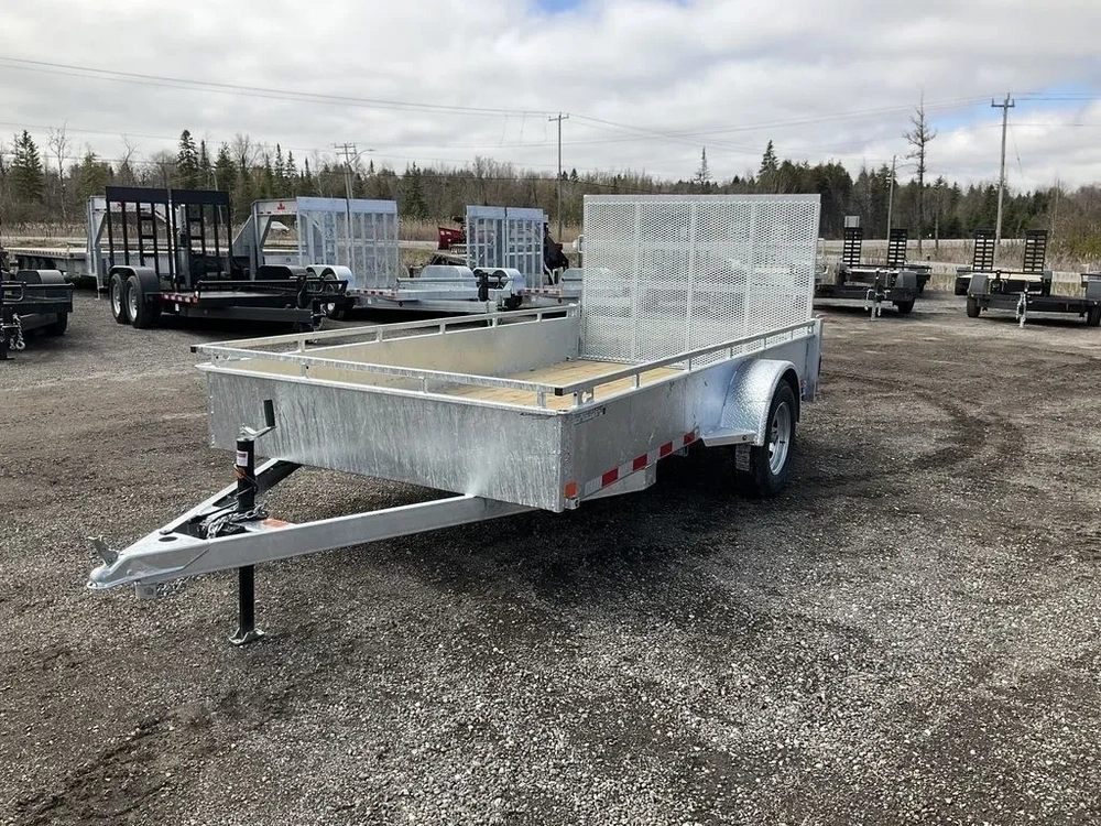 2027 Canada Trailers 6x12 Galvanized Utility Trailer alt