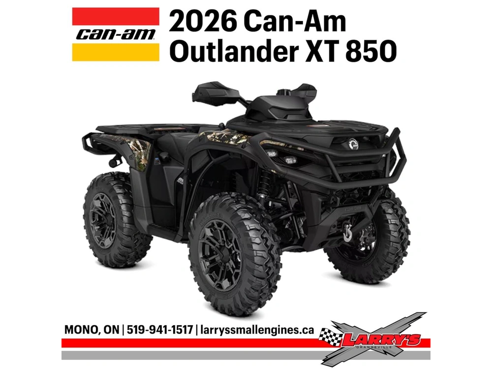 2026 Can-am Outlander Xt 850 4etf alt