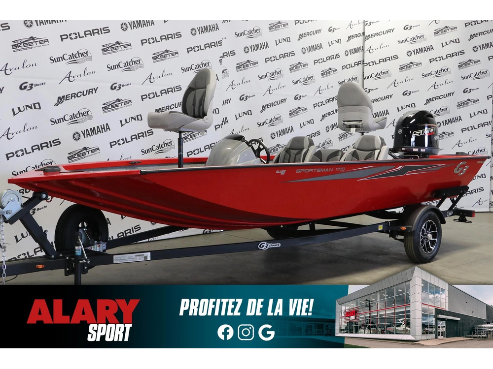 G3 Boats Sportsman 1710 + Yamaha Vf90lb Vmax Sho 2026