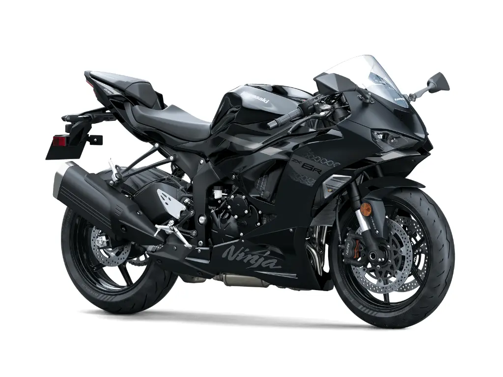 2027 Kawasaki Ninja ZX-6R // Metallic Spark Black/Metallic Flat Spark Black