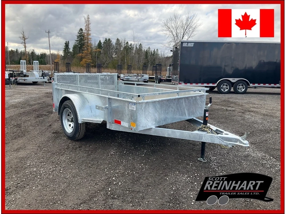 2027 Canada Trailers 5x8 Galvanized Utility Trailer alt