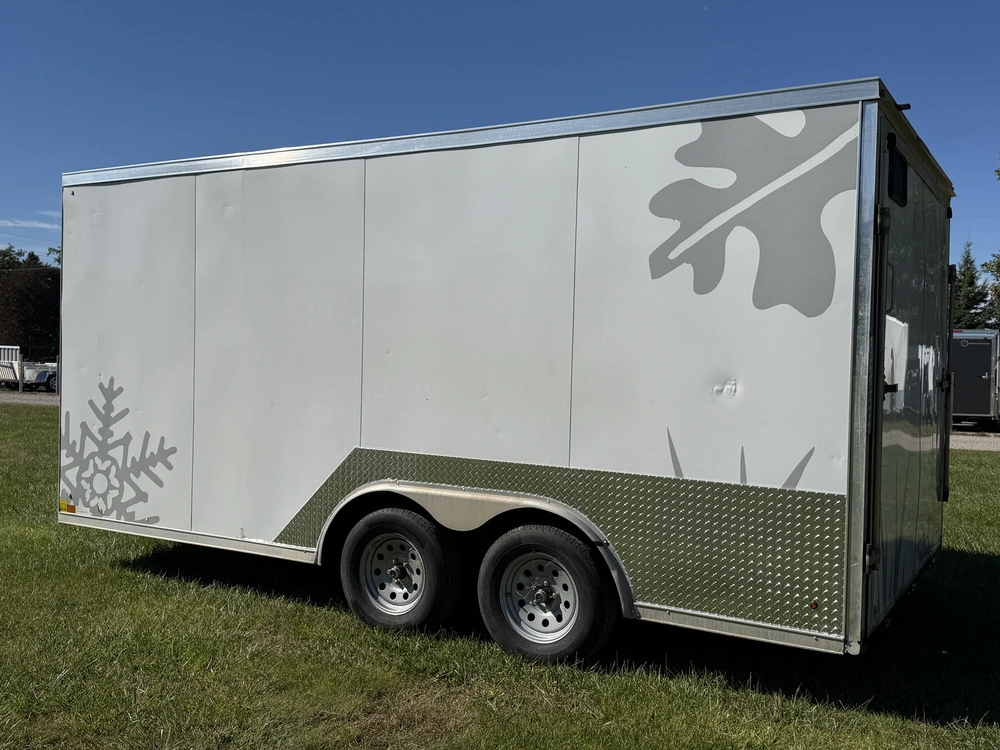 2021 Cross Painted Steel Enclosed (alpha) 8.5' X 16' Ta