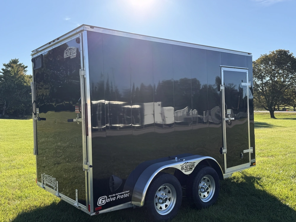 2027 Gator Galvanized Enclosed 6' X 12' Ta Ramp alt