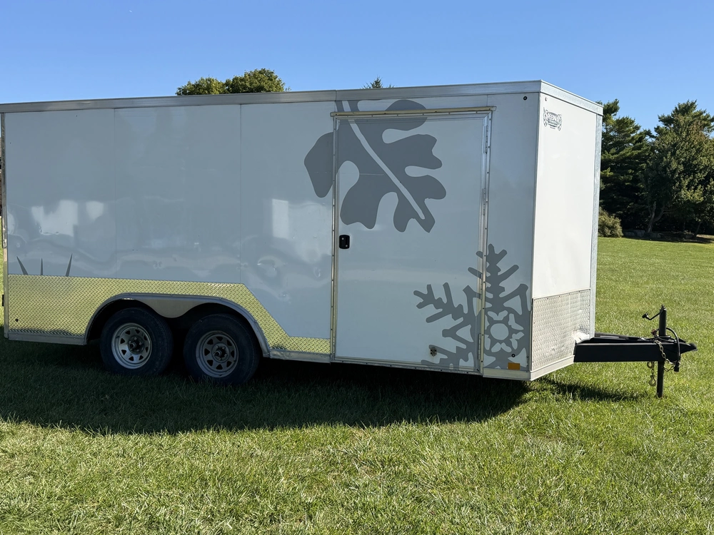 2021 Cross Painted Steel Enclosed (alpha) 8.5' X 16' Ta