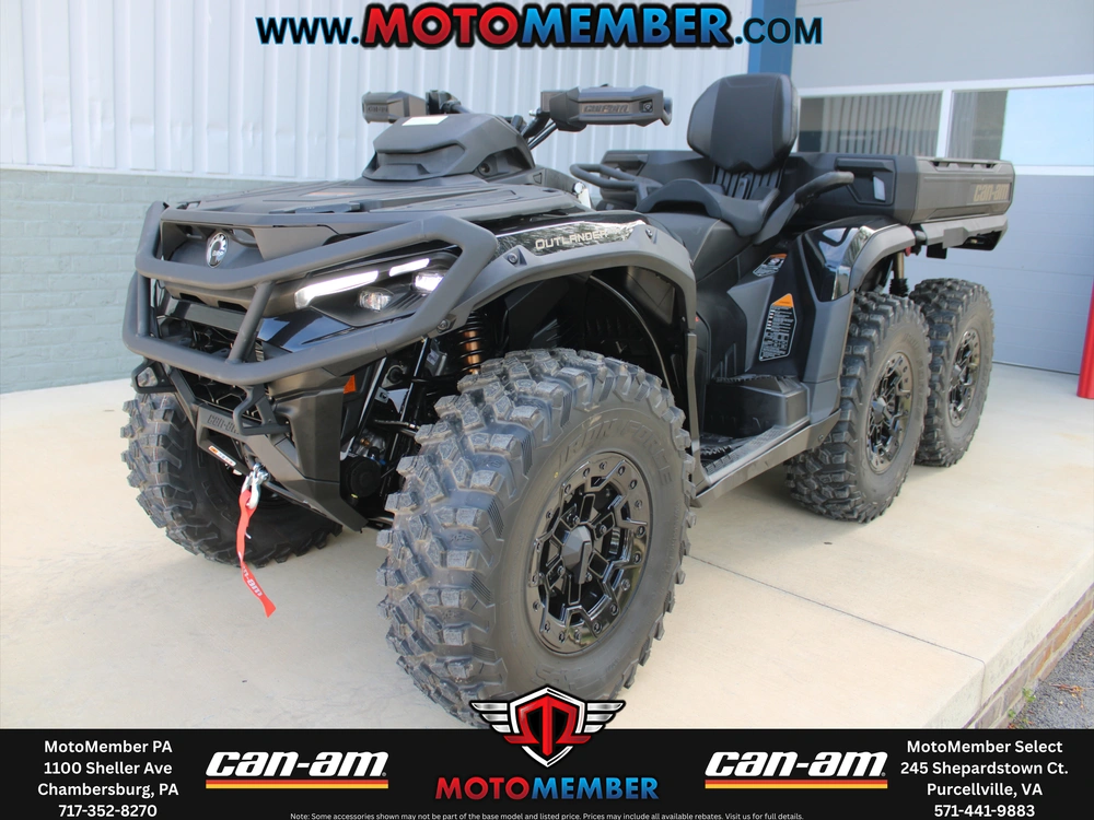 2026 Can-am Outlander Max 6x6 Backcountry 1000r Stealth Black alt