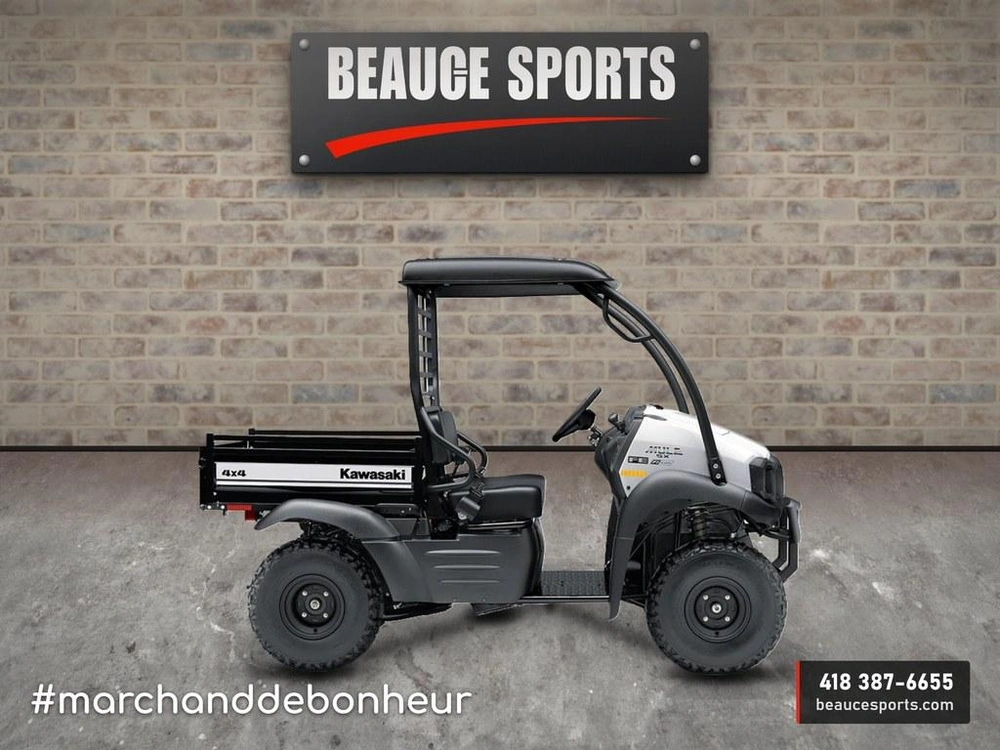 2027 Kawasaki Mule Sx 4x4 Fe 2027 Blanc Utv Travail Compact Ferme Propriété 4 Roues Motrices Utilitaire Abordable Fiable Robuste Transport Chalet Chasse Bois Ranger Pioneer Defender Kubota alt