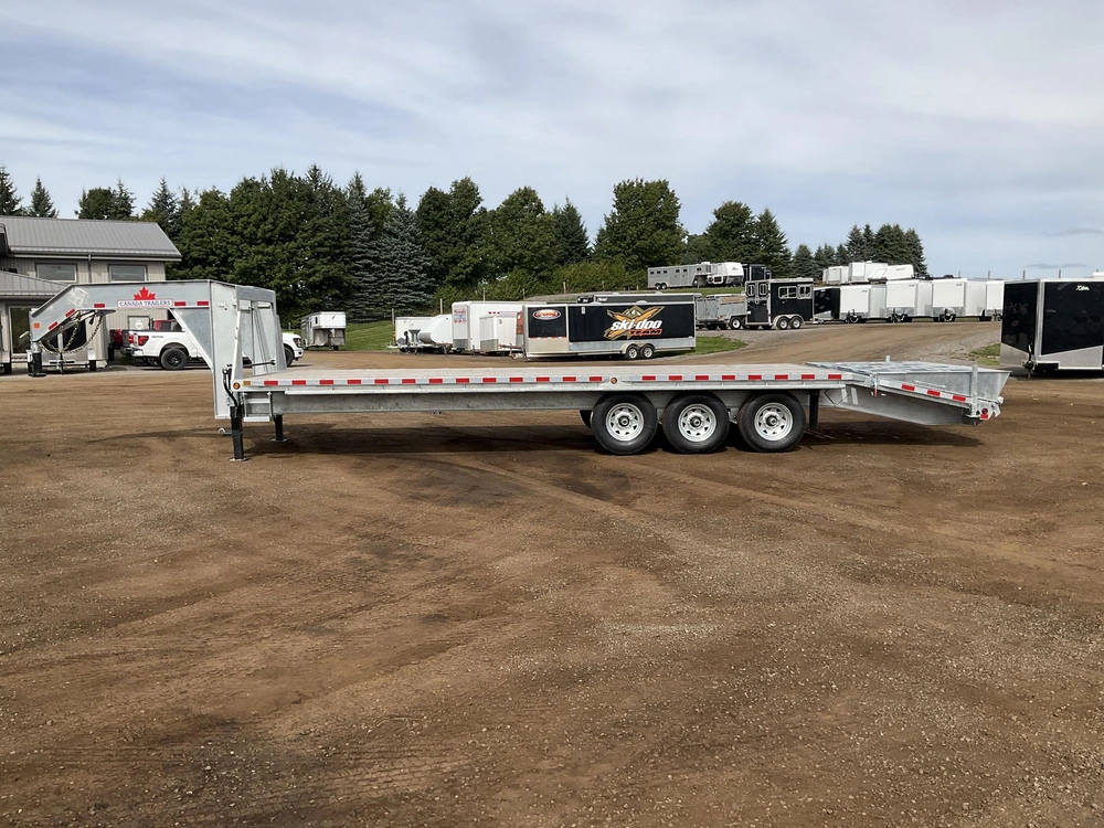 2027 Canada Trailers 8.5x28 10.5 Ton Galvanized Gooseneck Equipment Trailer alt
