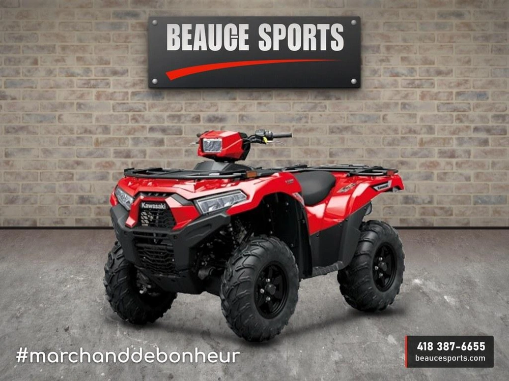 2027 Kawasaki Brute Force 750 Rouge Base Vtt Chasse Bois Terrain 4×4 Grosse Cylindrée Puissant Travail Lourd Remorquage Abordable Valeur Sport-utilitaire Solo Outlander Grizzly Kingquad Sportsman alt