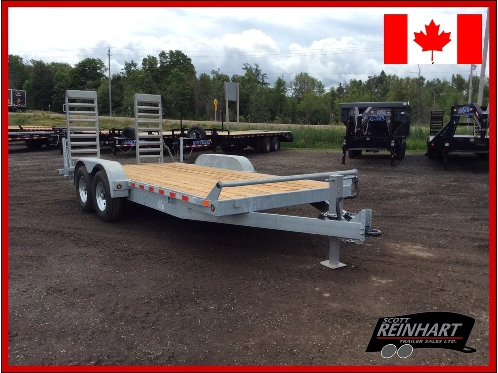 2027 Canada Trailers 82x18 7 Ton Galvanized Equipment Trailer