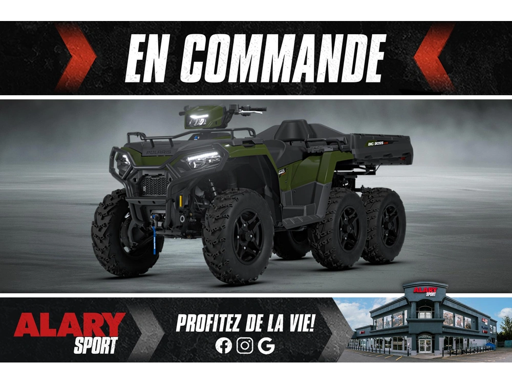 2027 Polaris Sportsman 6x6 600 Big Boss alt