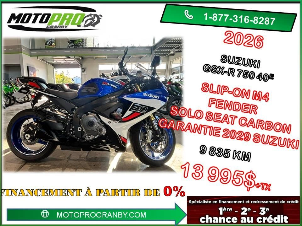 Suzuki Gsx-r 750 Gsx-r750 Gsxr750 Gsx R750 750 40e Anniversaire 2026 alt