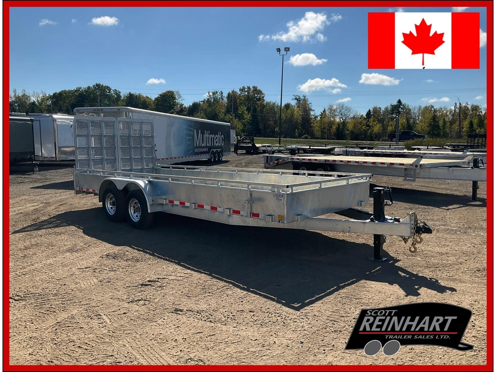 2027 Canada Trailers 82x20 5 Ton Galvanized Landscape Trailer alt