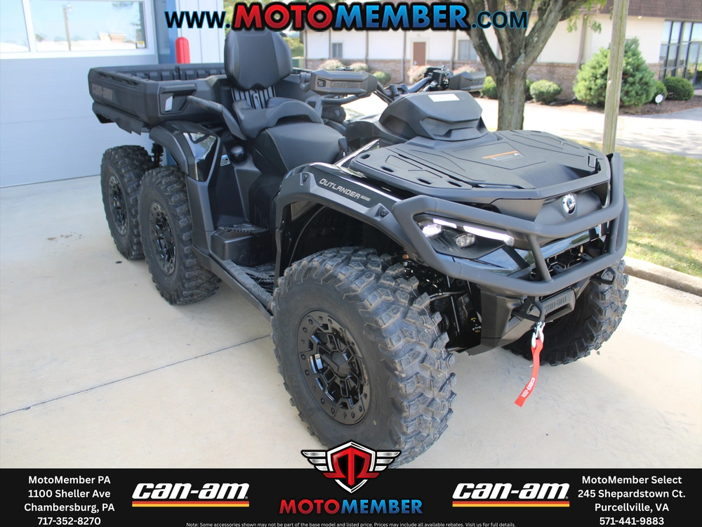 2026 Can-am Outlander Max 6x6 Backcountry 1000r Stealth Black alt