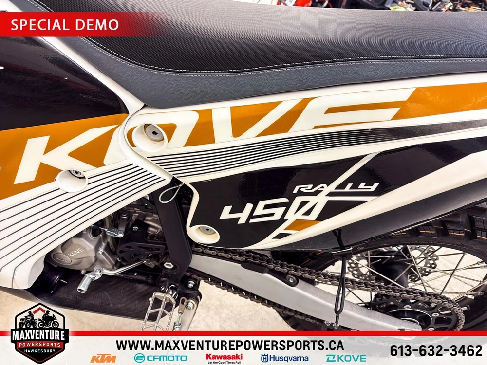 2026 Kove Moto 450 Rally Dot Low Seat