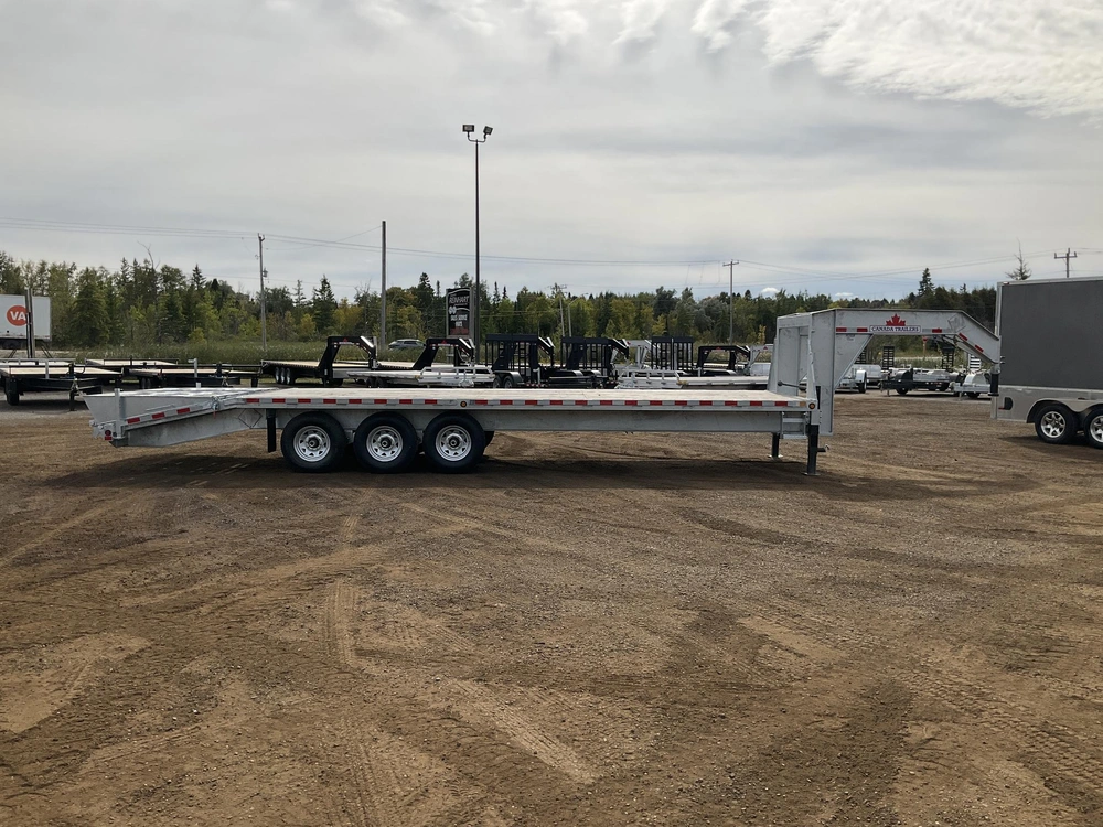 2027 Canada Trailers 8.5x28 10.5 Ton Galvanized Gooseneck Equipment Trailer alt