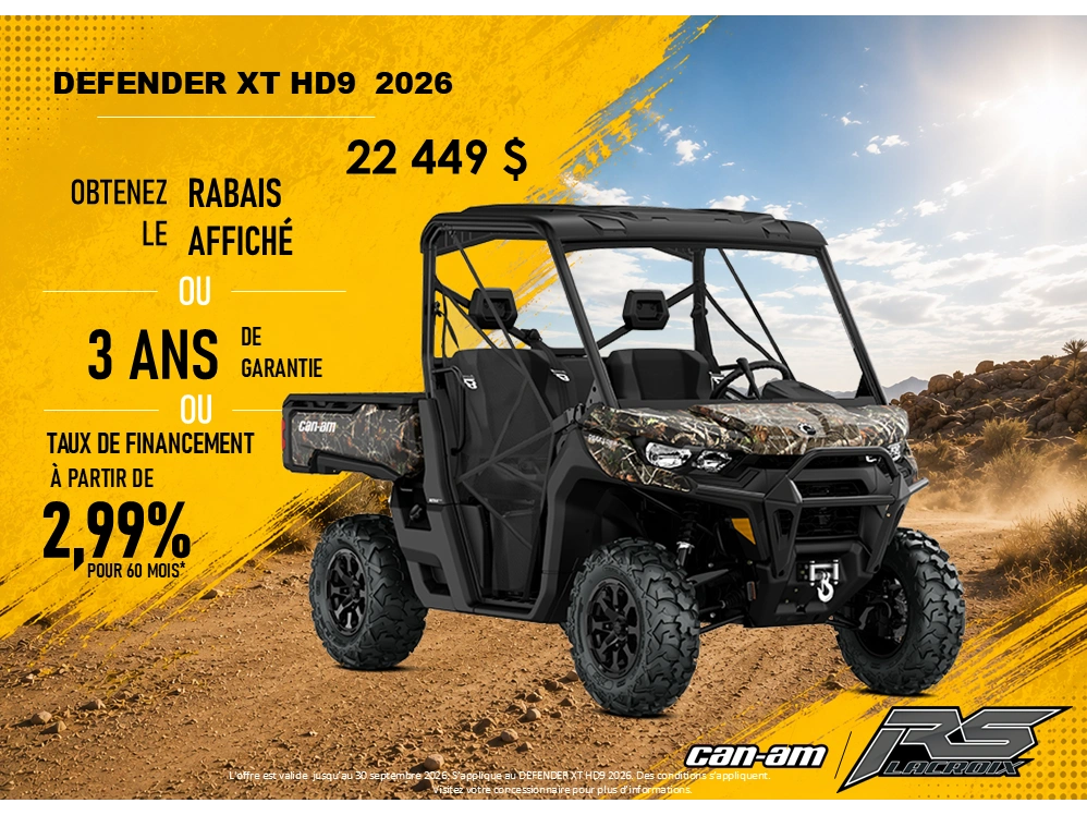 Can-am Defender Xt Hd9 2026 alt
