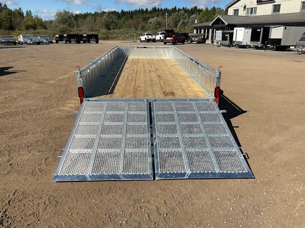 2027 Canada Trailers 82x20 5 Ton Galvanized Landscape Trailer alt