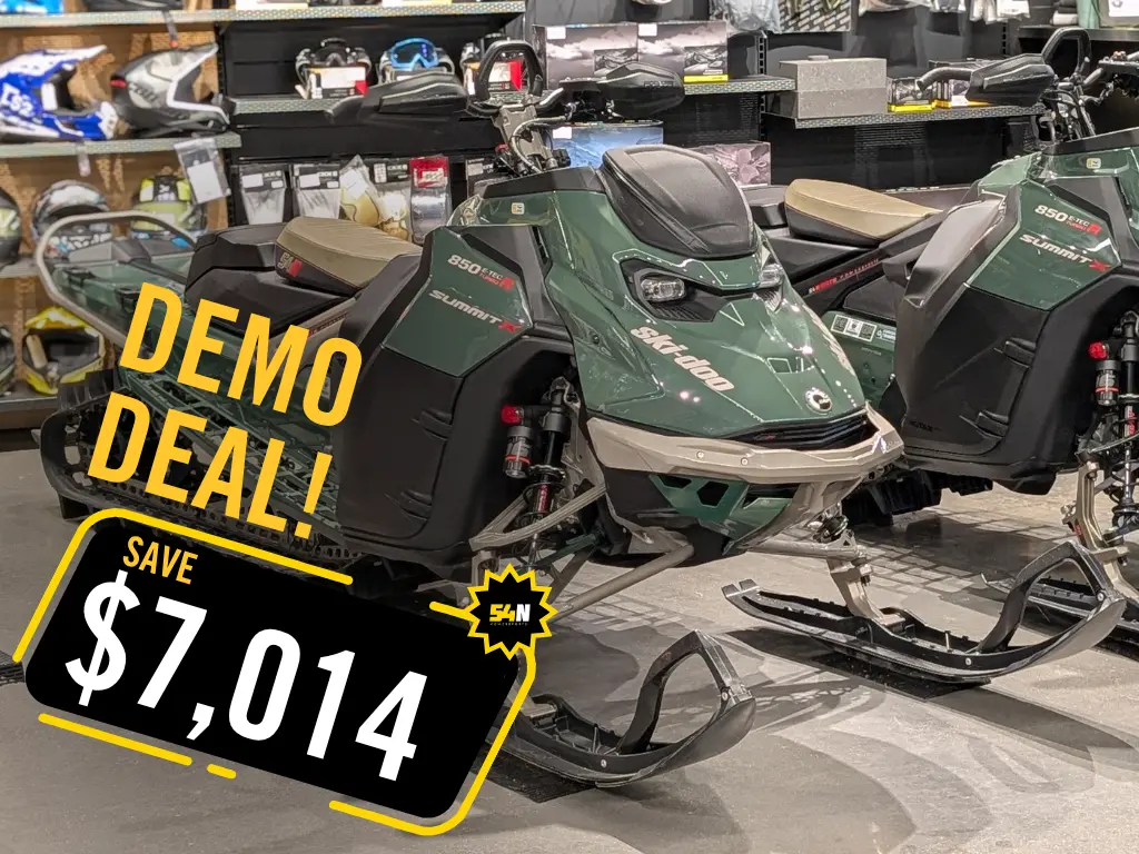 2026 Ski-Doo SUMMIT X 850 E-TEC TURBO R 10.25" SCREEN 154x3" *EXECUTIVE DEMO*