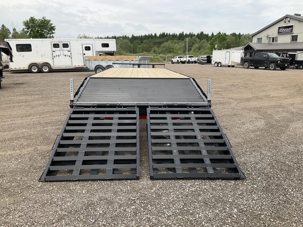 2027 Canada Trailers 8.5x25 12 Ton Deckover Equipment Trailer alt