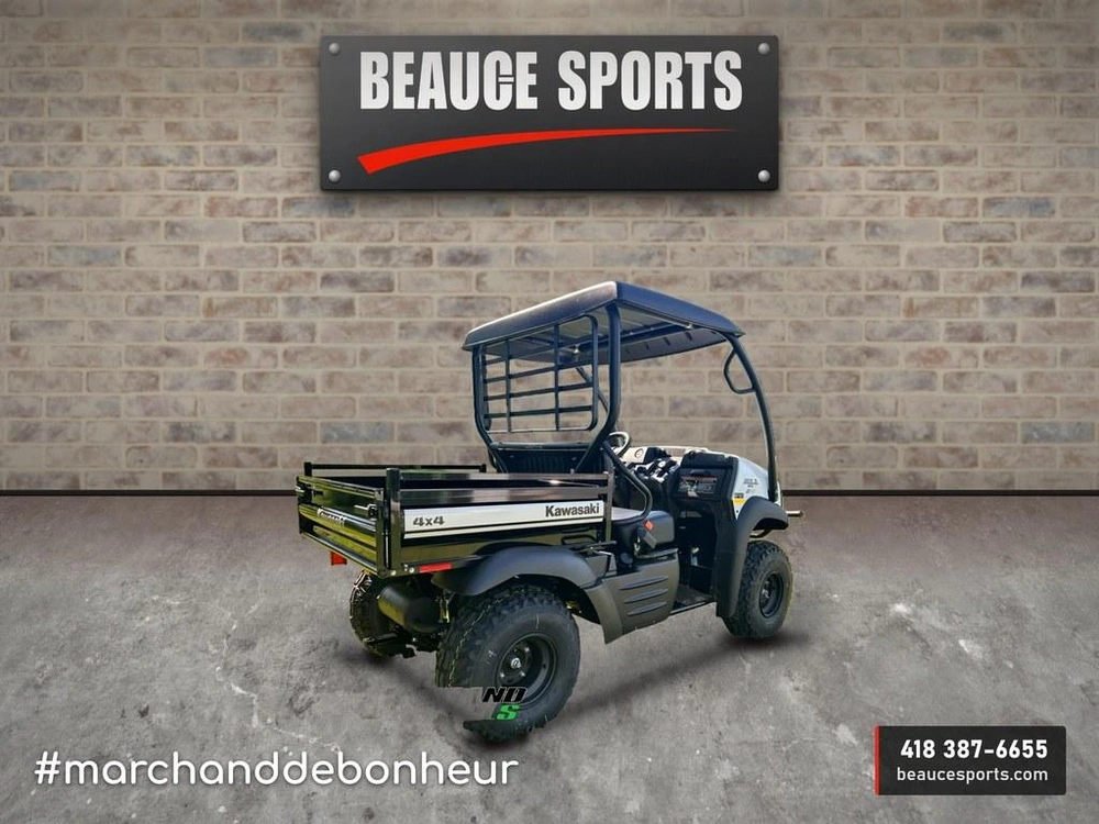 2027 Kawasaki Mule Sx 4x4 Fe 2027 Blanc Utv Travail Compact Ferme Propriété 4 Roues Motrices Utilitaire Abordable Fiable Robuste Transport Chalet Chasse Bois Ranger Pioneer Defender Kubota alt
