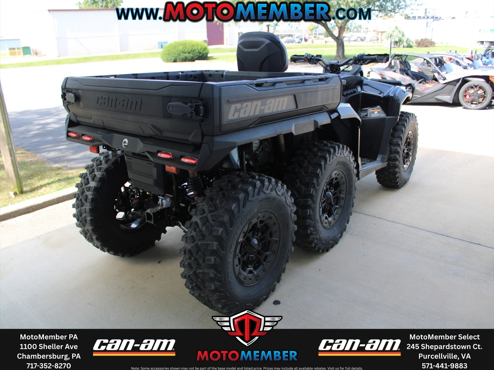 2026 Can-am Outlander Max 6x6 Backcountry 1000r Stealth Black alt