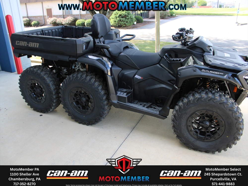 2026 Can-am Outlander Max 6x6 Backcountry 1000r Stealth Black alt