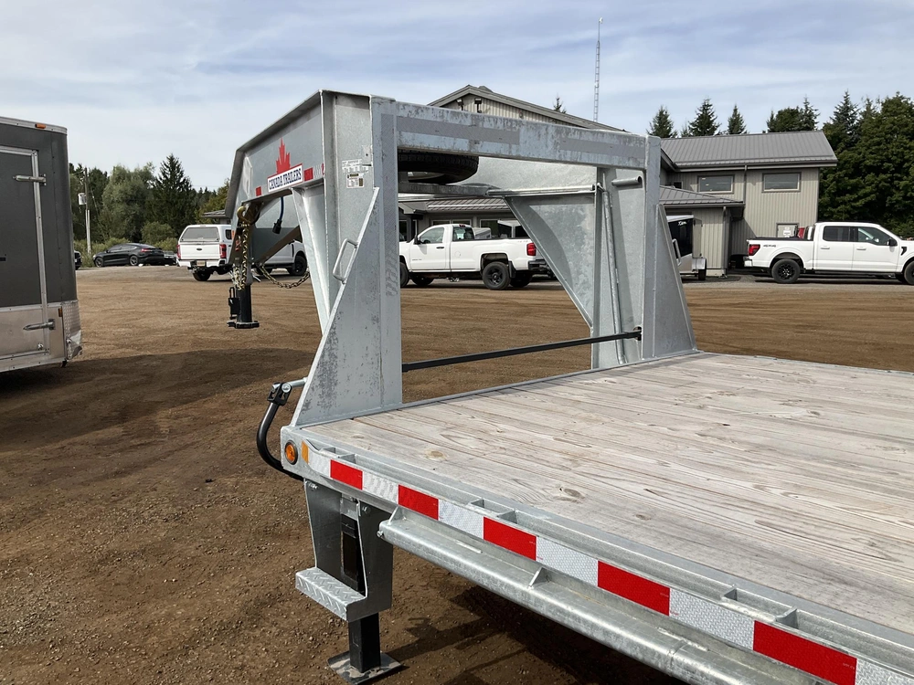 2027 Canada Trailers 8.5x28 10.5 Ton Galvanized Gooseneck Equipment Trailer alt