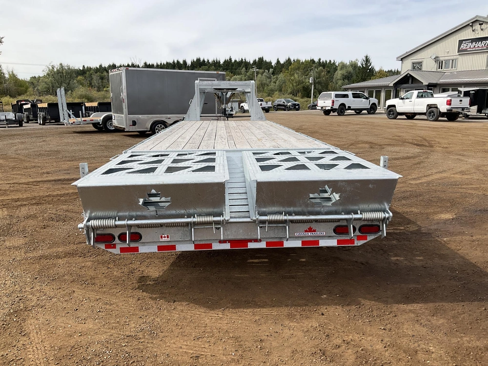 2027 Canada Trailers 8.5x28 10.5 Ton Galvanized Gooseneck Equipment Trailer alt