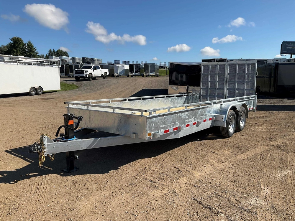 2027 Canada Trailers 82x20 5 Ton Galvanized Landscape Trailer alt