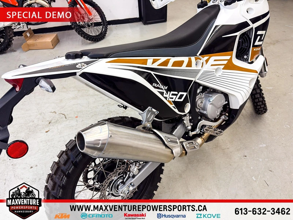 2026 Kove Moto 450 Rally Dot Low Seat