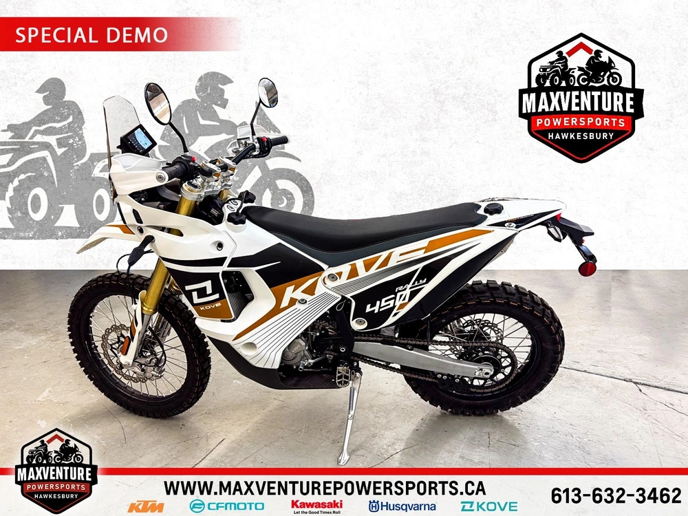 2026 Kove Moto 450 Rally Dot Low Seat