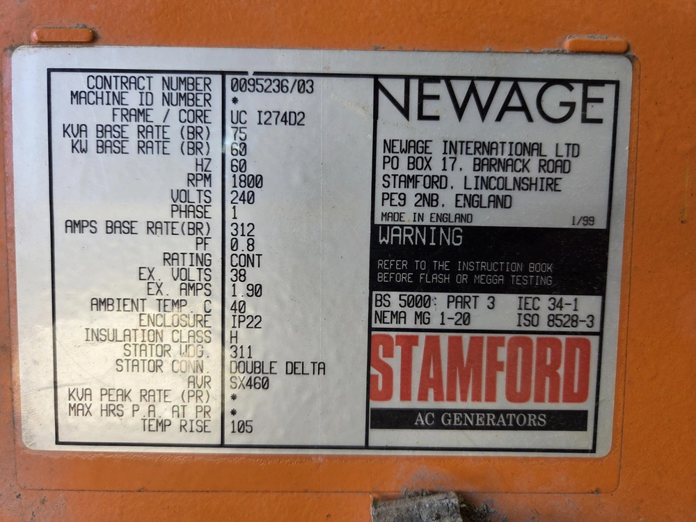 Newage Stamford Uci274d2 1999