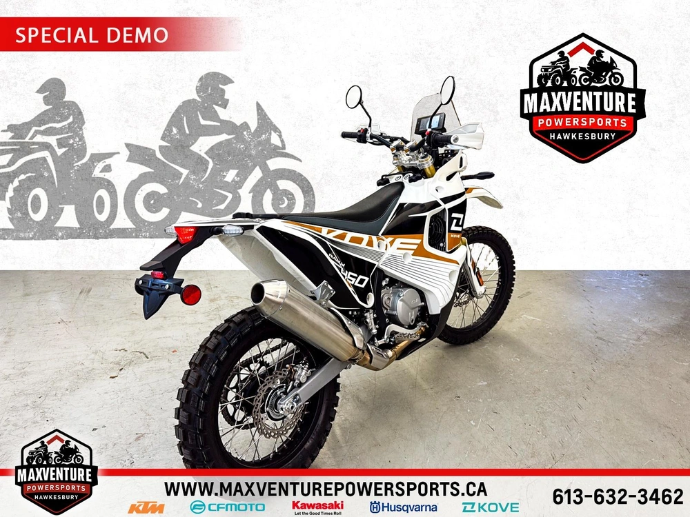 2026 Kove Moto 450 Rally Dot Low Seat