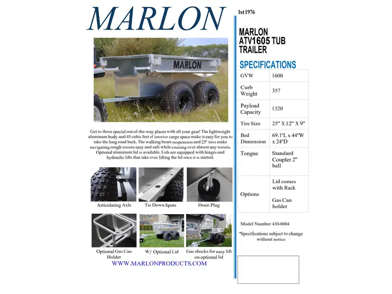 Marlon ATV1605 430-0004