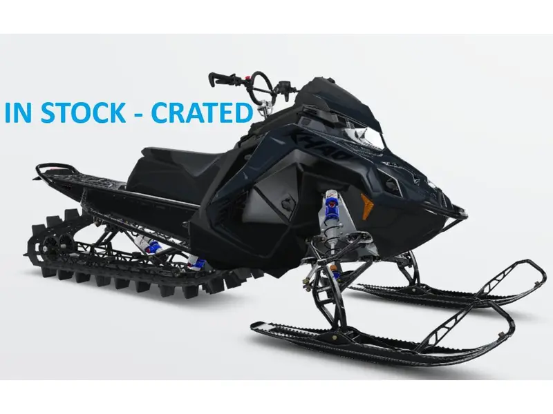 2026 Polaris 9R RMK KHAOS 155 - Gloss Black / Blue Dusk