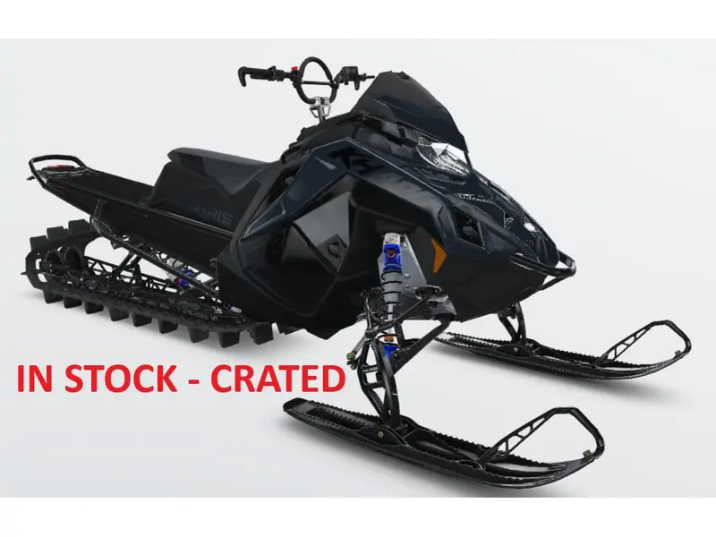 2026 Polaris 9R RMK KHAOS 165 - Gloss Black / Blue Dusk