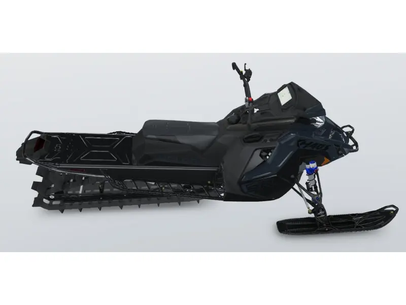 2026 Polaris 9R RMK KHAOS 155 - Gloss Black / Blue Dusk