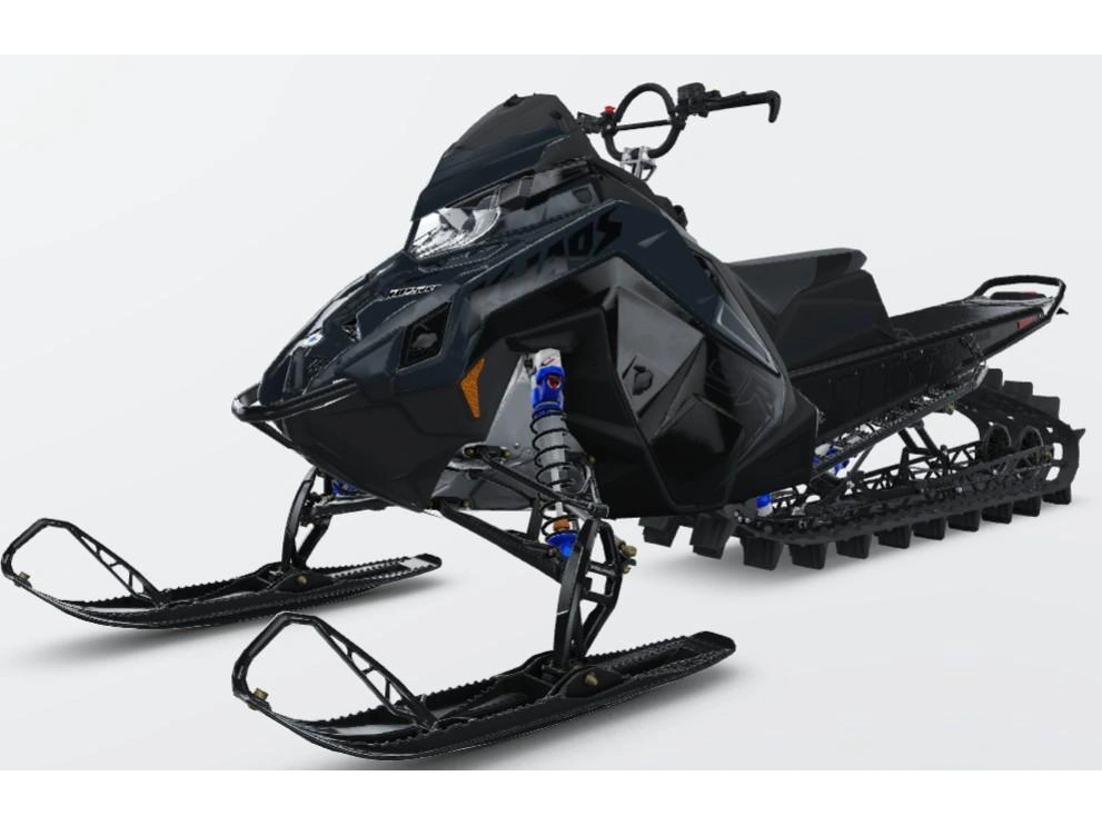 2026 Polaris 9r Rmk Khaos 165 - Gloss Black / Blue Dusk alt